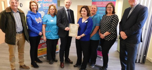 Pride in Pembrokeshire Award Paul Sartori